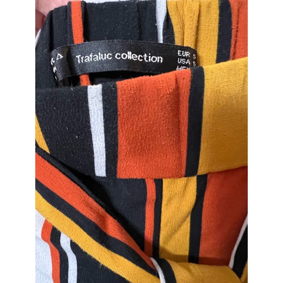 Zara Multi Color Striped Culottes Trouser - Picture 3 of 3